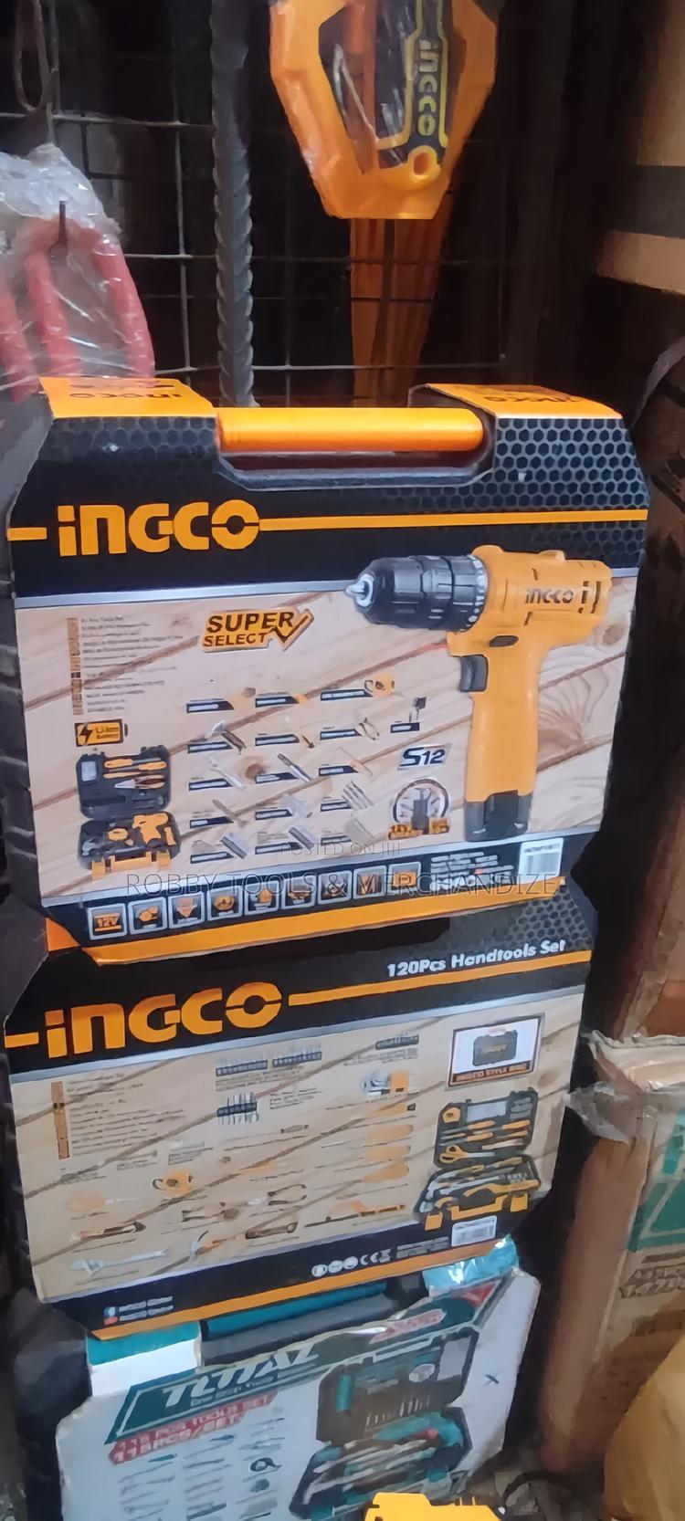 Ingco Super Select Cordless Drill With One Battery
