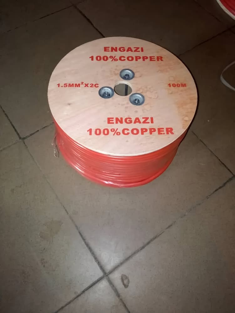 Fire Resistance Cable 2core 1.5mm 100m (100% Corper)