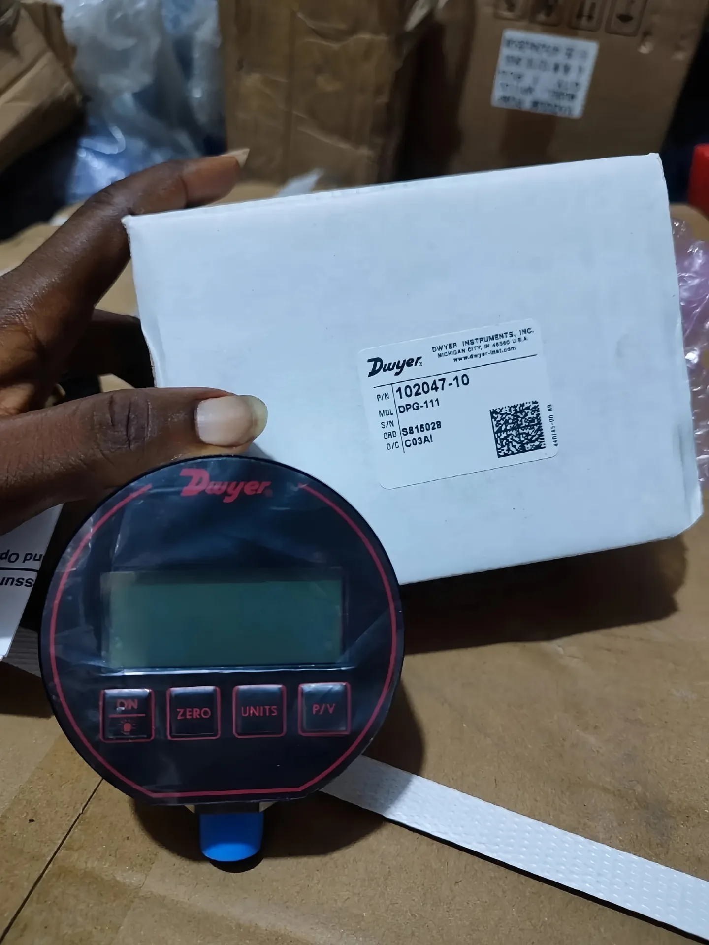 Dwyer Digital Pressure Gauge